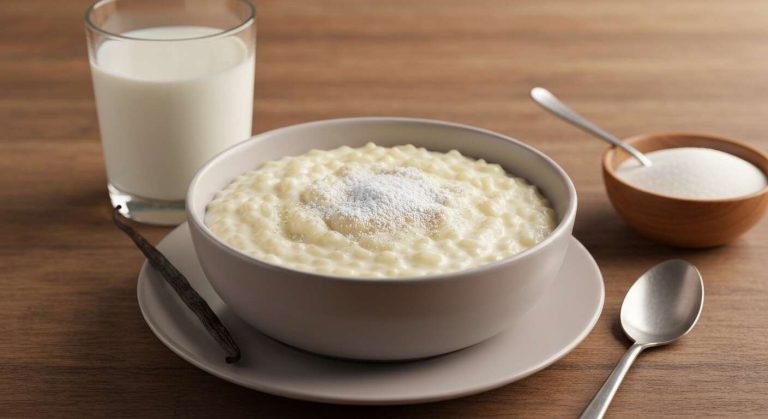Une envie de dessert ? La recette du "riz au lait" crémeux à la vanille, un délice régressif