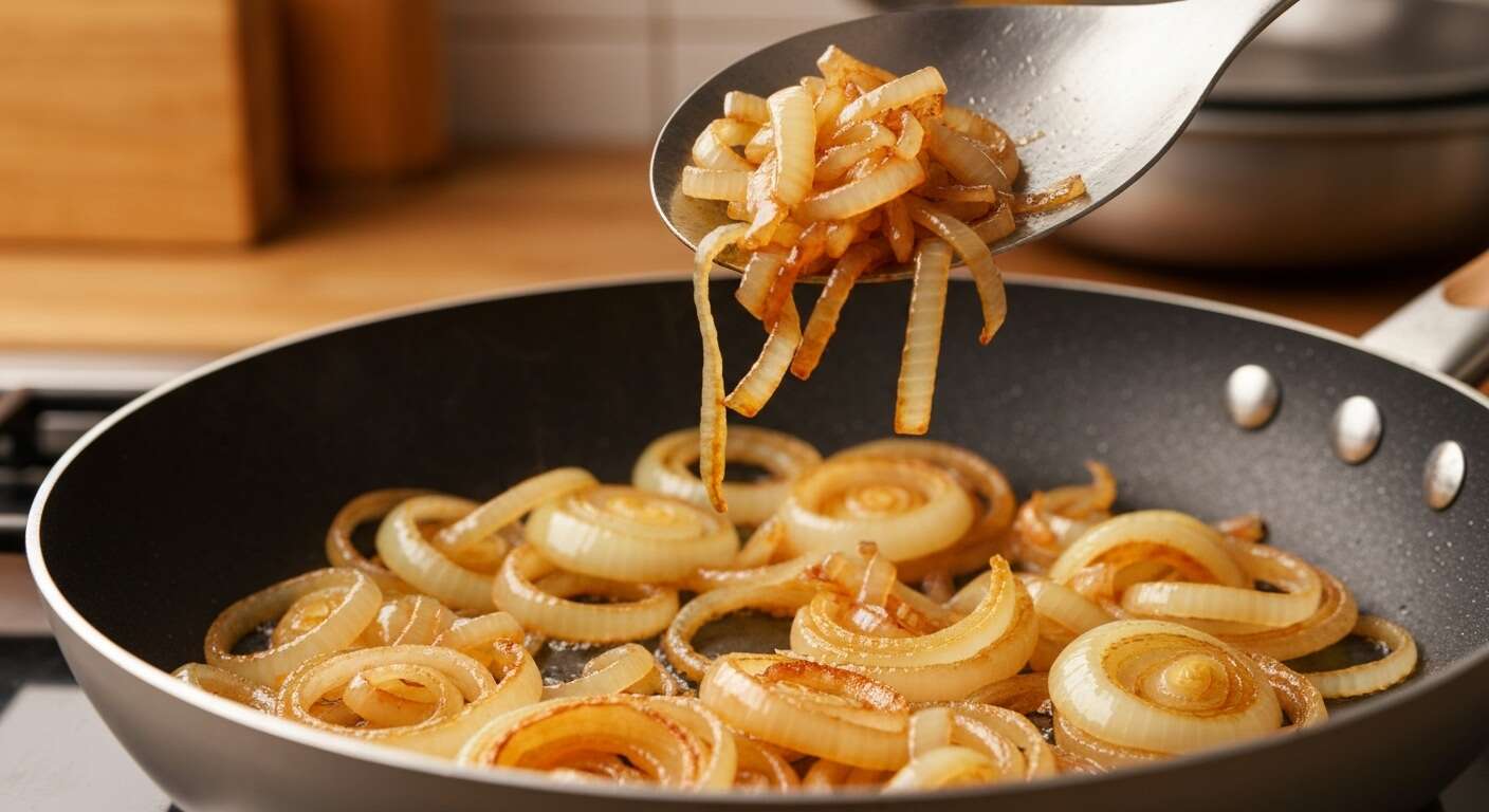 L'erreur de remuer constamment les oignons qui caramélisent, ce qui les empêche de bien dorer