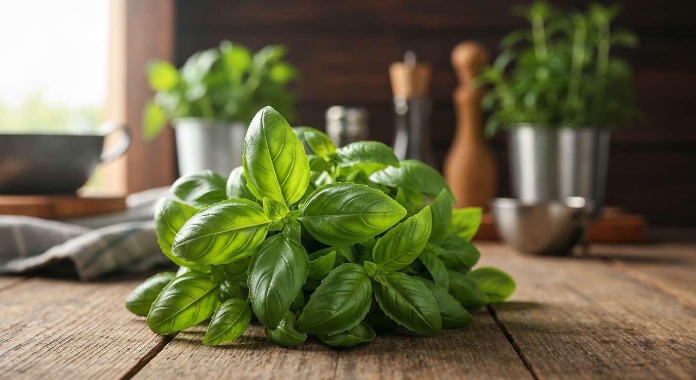 Connaissez-vous la technique pour conserver un bouquet de basilic frais pendant plus de deux semaines ?