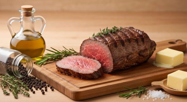 Cette méthode pour cuire un rôti de bœuf à basse température garantit une viande saignante et tendre à cœur