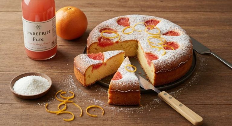 « Ce gâteau au pamplemousse est incroyablement léger et parfumé, une belle découverte »