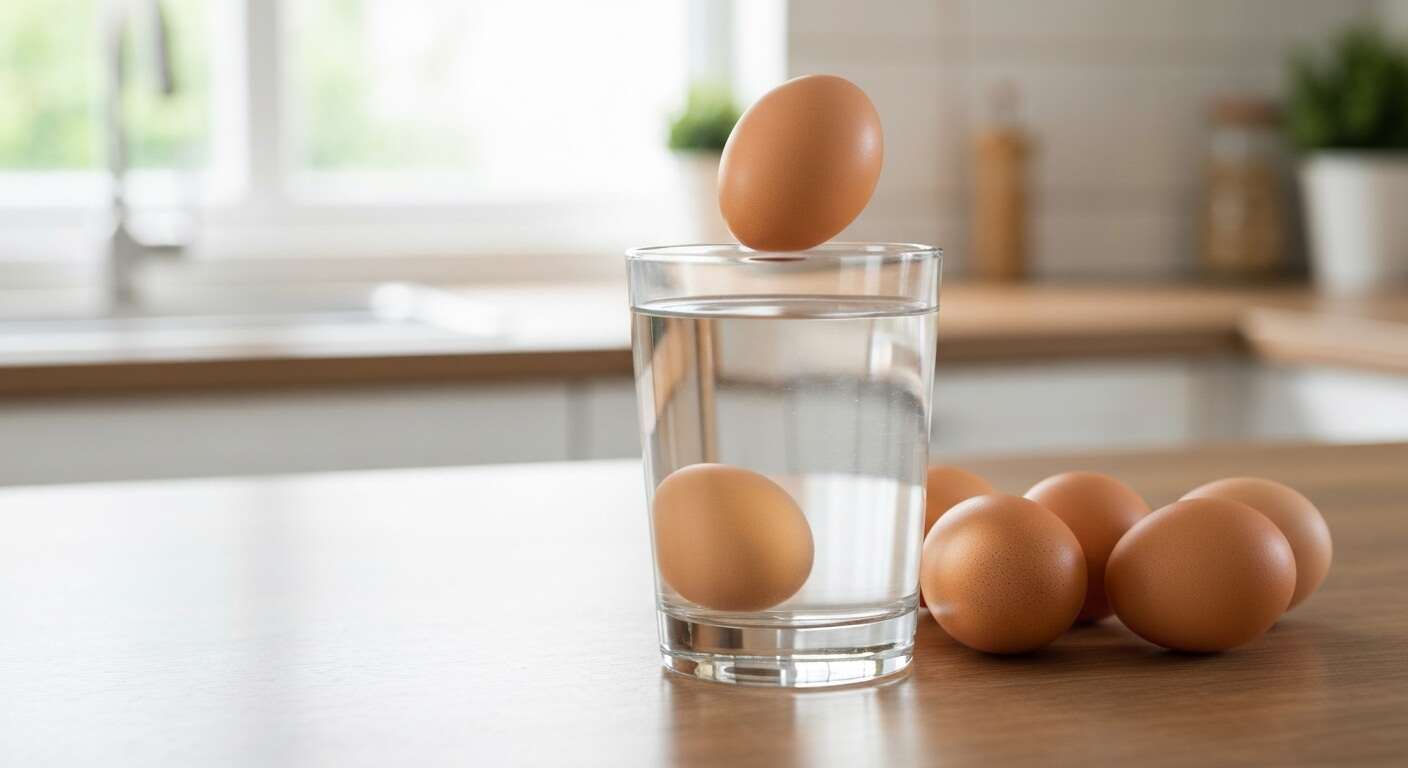 Connaissez-vous l'astuce pour savoir si un œuf est extra-frais en le plongeant dans un verre d'eau ?