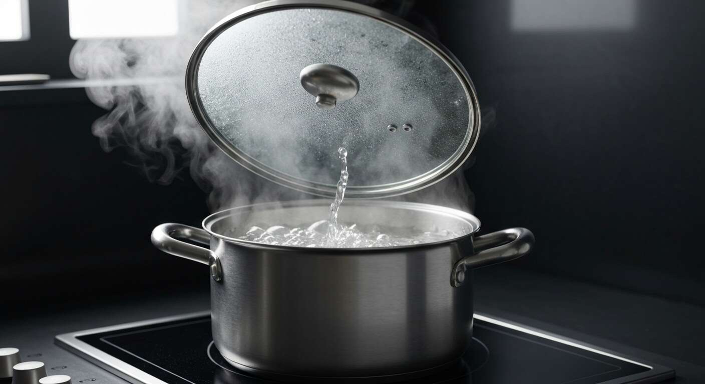 Savez-vous pourquoi il faut toujours mettre un couvercle quand on fait bouillir de l'eau ? La raison est physique