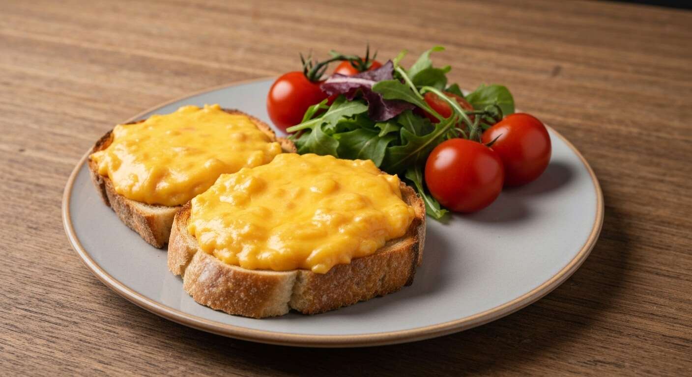 « J'ai testé cette recette de "welsh rarebit", le croque-monsieur gallois à la bière et au cheddar, c'est divin »