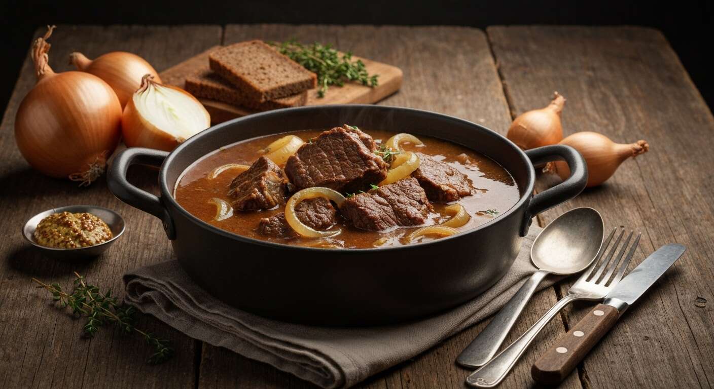 Cette recette de carbonnade flamande est si fondante qu'elle va vous faire oublier le bœuf bourguignon