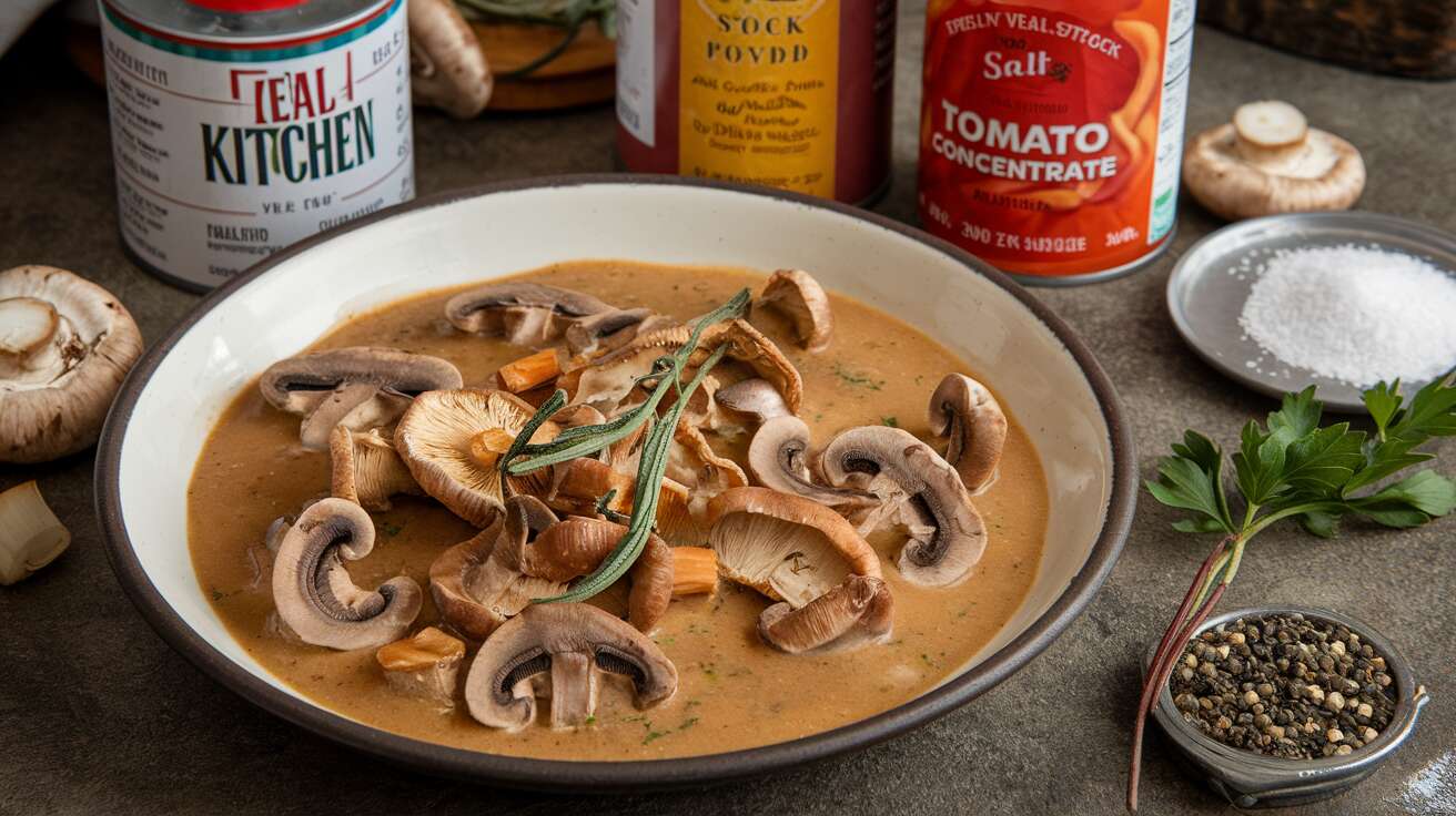 Le secret d&rsquo;une bonne « sauce chasseur » avec des champignons et des échalotes