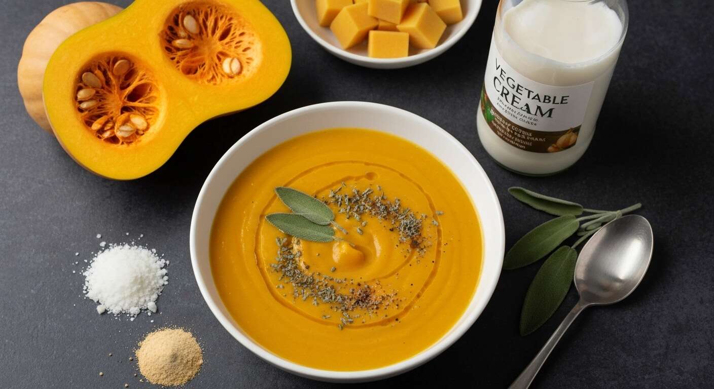 « Cette recette de velouté de courge butternut à la sauge est d'une finesse, parfaite pour une entrée chic »