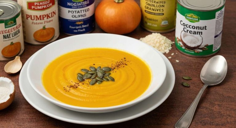 Soupe au potiron délicieuse avec le Companion