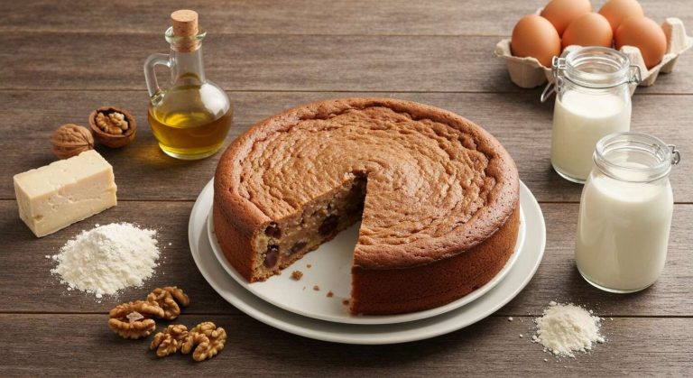Recette de Cake aux Noix et Roquefort