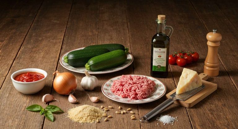 Courgettes farcies à l'italienne : recette savoureuse