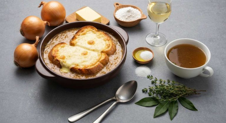 Recette de la véritable soupe à l'oignon