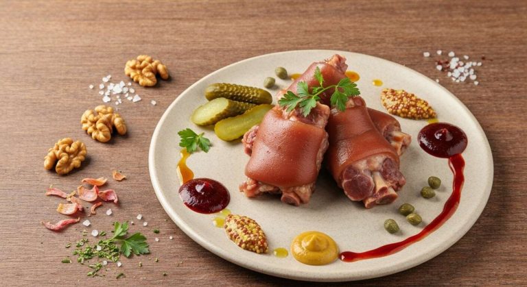 Recette de pieds de porc marinés en vinaigrette