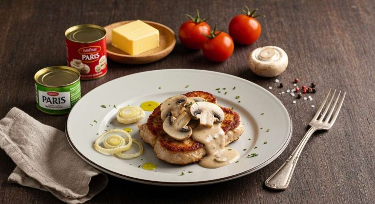 Recette escalopes de dinde aux champignons et crème fraîche