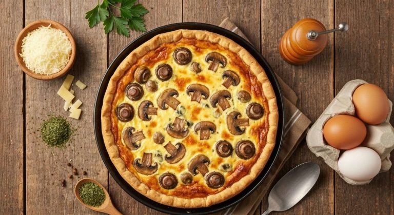 Recette de quiche aux champignons : savoureuse et facile
