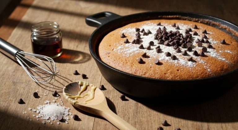 Gâteau à la poêle pour un petit déjeuner gourmand
