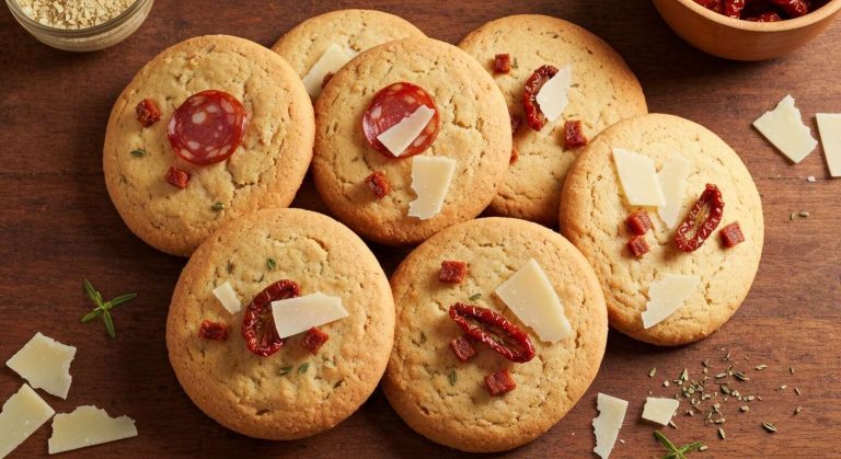 Cookies salés chorizo et tomates séchées : recette savoureuse