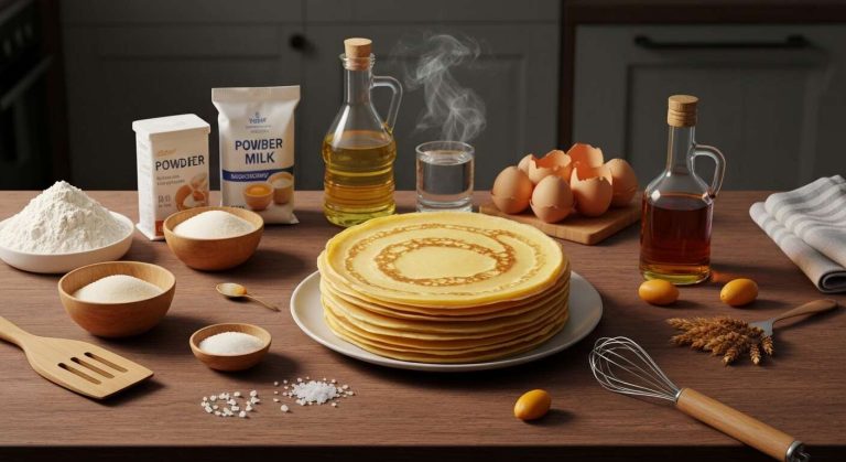 Pâte à Crêpes Facile avec le Companion