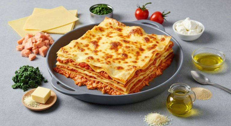 Lasagnes saumon ricotta épinards : recette gourmande