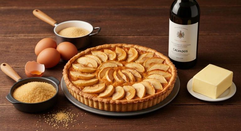 Délicieuse tarte normande aux pommes : recette facile et rapide
