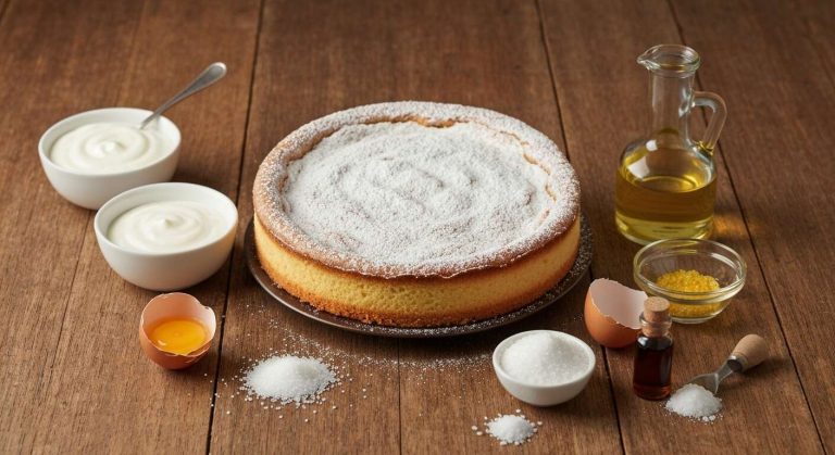 Gâteau au yaourt sans farine : recette facile et légère