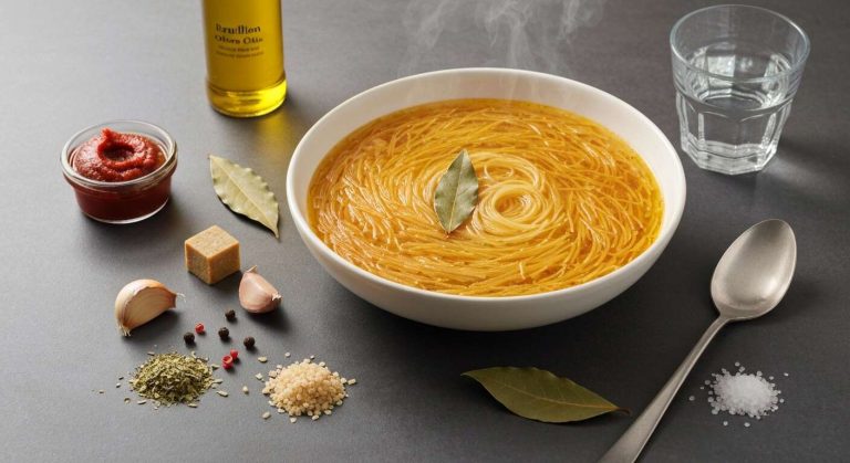 Recette facile de soupe aux vermicelles