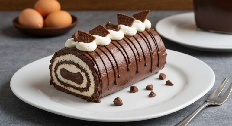 Bûche au Nutella : recette Facile et Gourmande