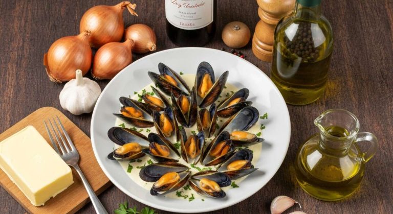 Moules à la crème et au vin blanc : recette facile et savoureuse
