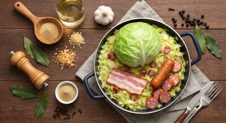 Recette de chou au lard : saveurs authentiques et conviviales