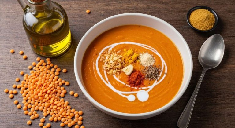 Soupe de Lentilles Corail au Thermomix : recette Facile et Rapide