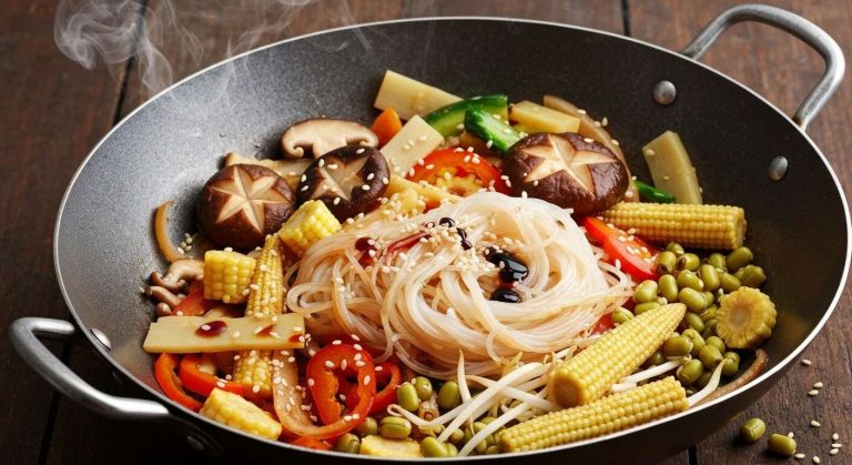 Wok de légumes épicés à la sauce soja : recette savoureuse
