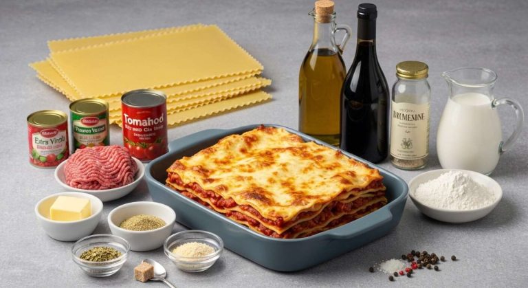 Lasagnes maison : recette au boeuf haché savoureuse