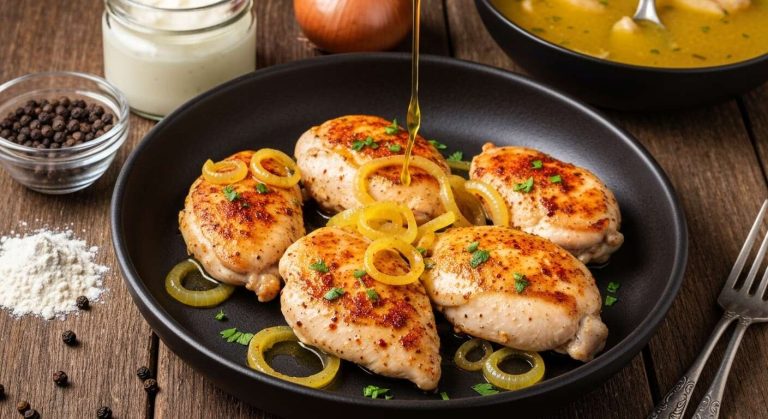 Sauté de poulet au paprika et à la crème fraîche : recette savoureuse