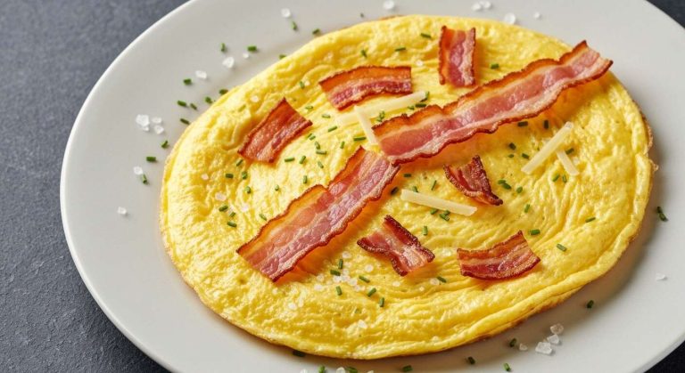 Recette d'omelette aux lardons facile et rapide