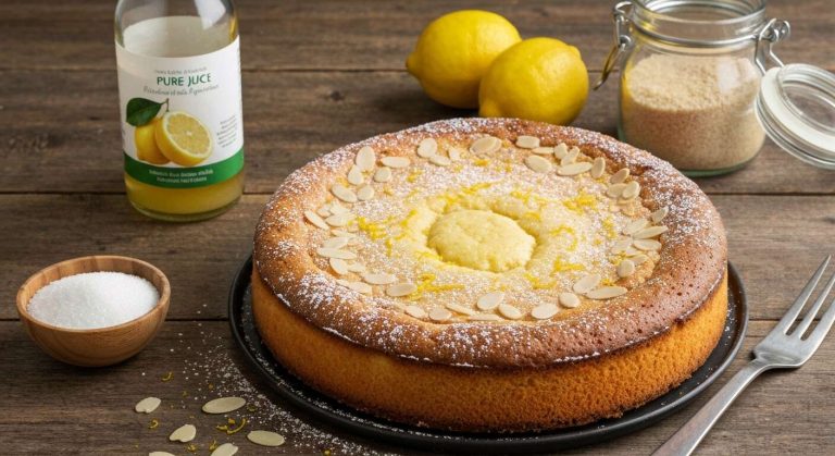Gâteau italien au citron et aux amandes : recette facile et savoureuse
