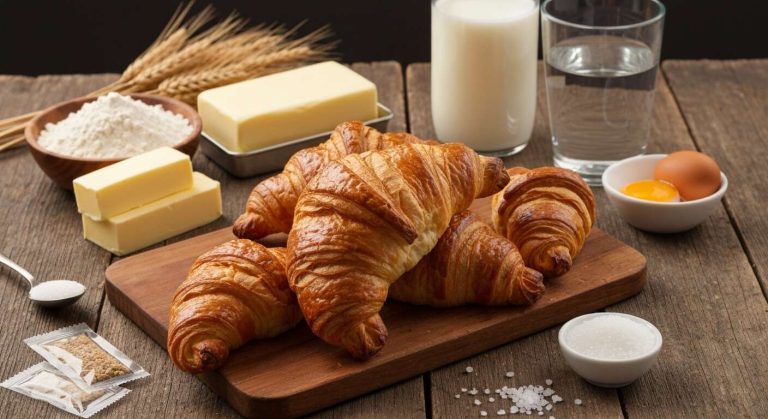 Croissants au Beurre : recette Facile et Délicieuse