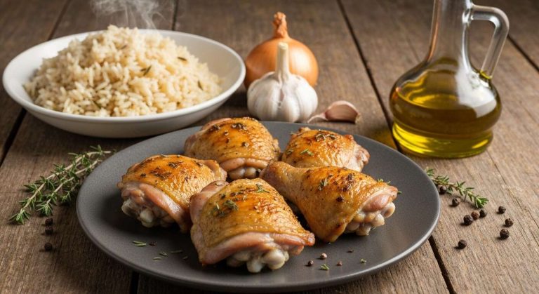 Cuisses de poulet au Cookeo avec riz : recette simple et savoureuse