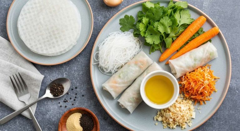 Recette de nems végétariens maison
