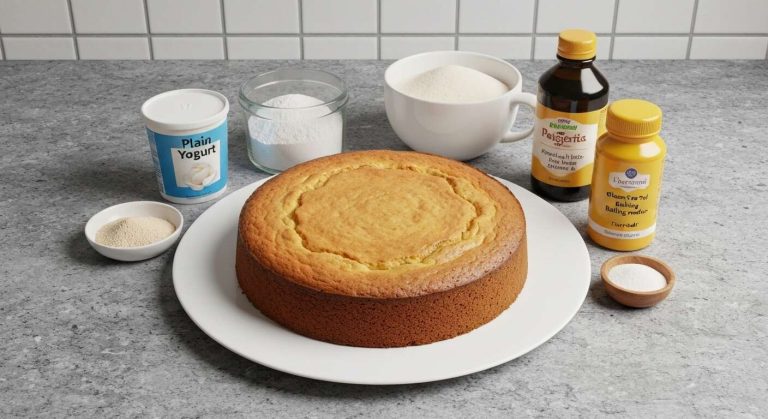 Gâteau au yaourt sans gluten : recette facile et savoureuse