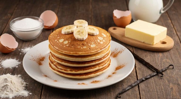 Pancakes à la banane : recette facile et savoureuse