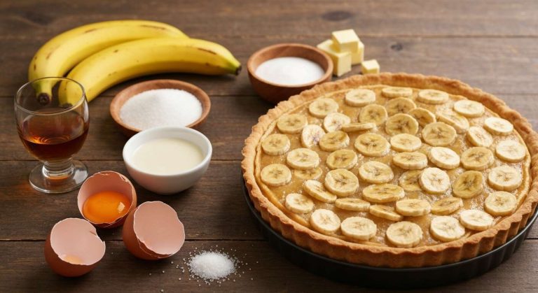 Tarte à la banane facile : la recette rapide