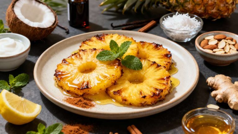 Ananas rôti minceur : une recette légère et gourmande