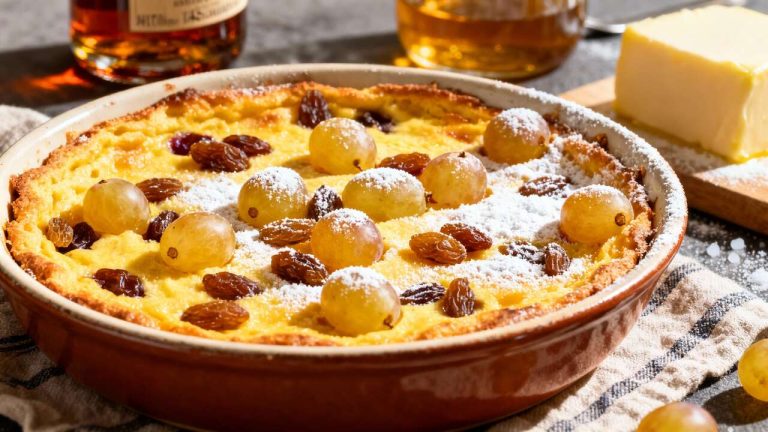 Recette de clafoutis aux raisins