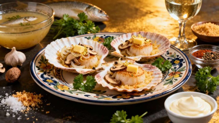 Recette Coquilles Saint-Jacques à l&rsquo;Ancienne : saveurs Authentiques