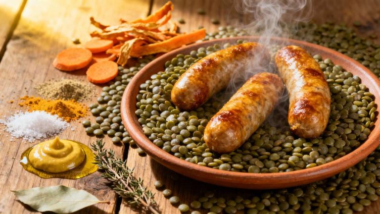 Saucisse Lentilles au Cookeo : recette Facile et Rapide