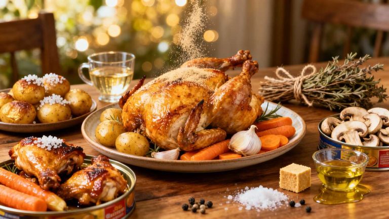 Poulet en cocotte au four : recette savoureuse et rapide
