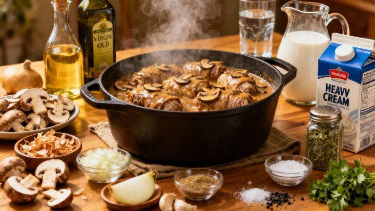 Paupiettes de veau aux champignons au Cookeo : recette facile et rapide