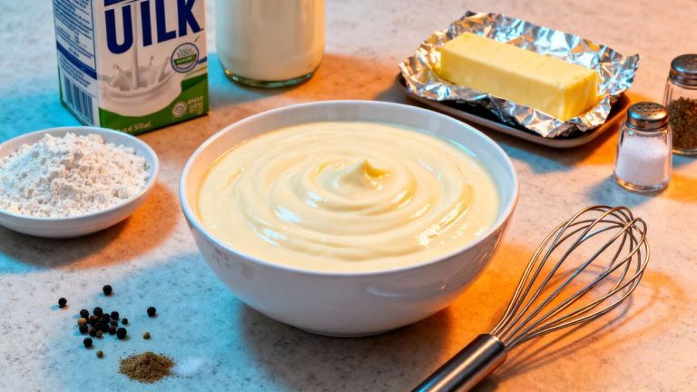 Béchamel rapide au micro-ondes : recette facile et rapide