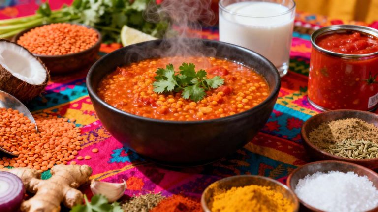 Dahl de lentilles corail au Thermomix : une recette savoureuse