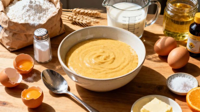 Recette rapide de pâte à crêpes sans repos