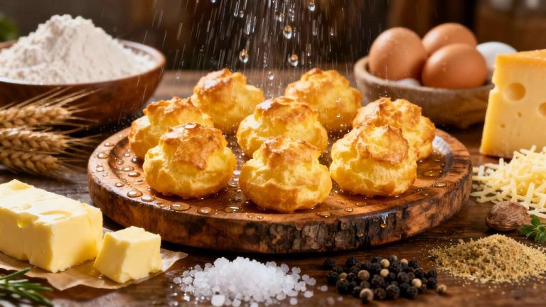 Gougères au Thermomix : recette Facile et Savoureuse